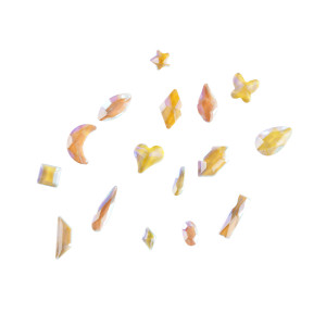 Glassy Pink - Műköröm Formakövek (100 db-os) 